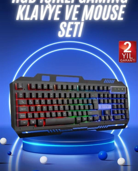 Gaming Oyuncu Klavyesi Led Aydınlatmalı Mekanik Hisli
