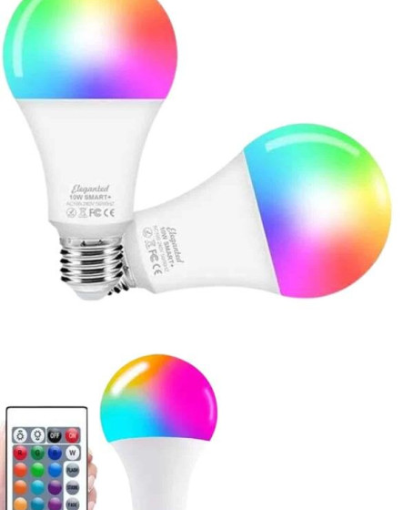 Ayarlanabilir Parlaklık RGB Led Ampul Beyaz Lamba Ve Renkli Ampul Ayarlanabilir Parlaklık RGB Led Ampul Beyaz Lamba Ve Renkli Ampul