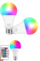 Ayarlanabilir Parlaklık RGB Led Ampul Beyaz Lamba Ve Renkli Ampul Ayarlanabilir Parlaklık RGB Led Ampul Beyaz Lamba Ve Renkli Ampul