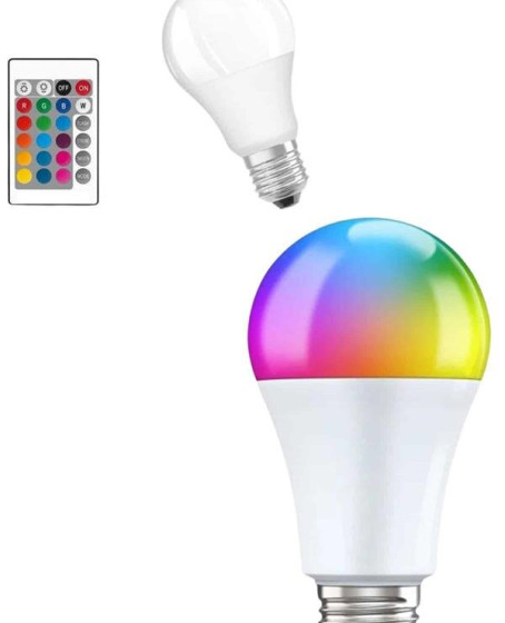 Ayarlanabilir Parlaklık RGB Led Ampul Beyaz Lamba Ve Renkli Ampul Ayarlanabilir Parlaklık RGB Led Ampul Beyaz Lamba Ve Renkli Ampul