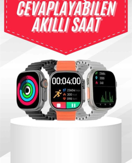 Android ve İOS Uyumlu Uyku ve Sağlık Takibi Yapabilen 3 Kordonlu Akıllı Saat Android ve İOS Uyumlu Uyku ve Sağlık Takibi Yapabilen 3 Kordonlu Akıllı Saat