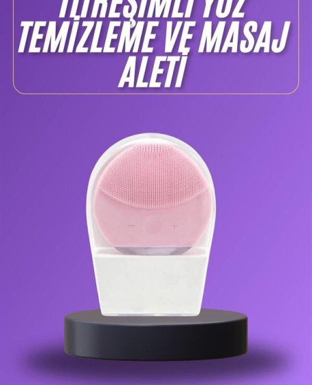 Titreşimli Yüz Masaj Aleti Titreşimli Makyaj Temizleme Cihazı Titreşimli Yüz Masaj Aleti Titreşimli Makyaj Temizleme Cihazı