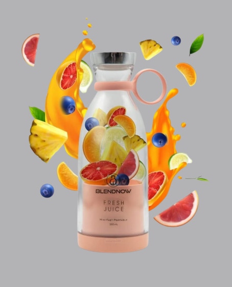 Çevre Dostu Cam Gövdeli Kablosuz Smoothie Blender