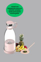 Çevre Dostu Cam Gövdeli Kablosuz Smoothie Blender