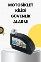 Çelik Gövdeli Alarm Disk Kilidi Motosiklet ve Bisiklet İçin Güvenlik