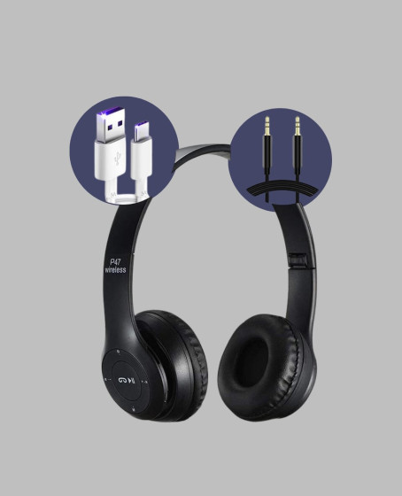 Mikrofonlu Kablosuz Kulaklık | Uzun Pil Ömrü ve Stereo Ses Performansı
