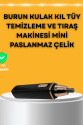 USB Şarjlı Sessiz Burun ve Kulak Kılı Temizleme Cihazı
