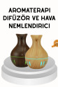 Ahşap Desenli 130 ml Aromaterapi Difüzör Sessiz ve USB Bağlantılı Ahşap Desenli 130 ml Aromaterapi Difüzör Sessiz ve USB Bağlantılı