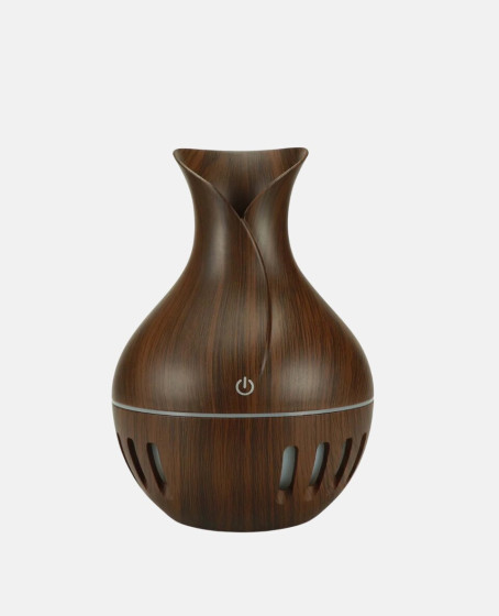 Ahşap Desenli 130 ml Aromaterapi Difüzör Sessiz ve USB Bağlantılı Ahşap Desenli 130 ml Aromaterapi Difüzör Sessiz ve USB Bağlantılı
