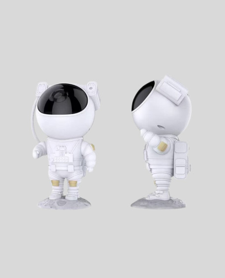Bluetooth Müzikli Astronot Projeksiyon Lambası Yıldız ve Ay Efektli