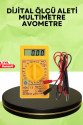 Profesyonel Dijital Multimetre Volt Amper Direnç Ölçümü