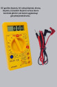 Profesyonel Dijital Multimetre Volt Amper Direnç Ölçümü
