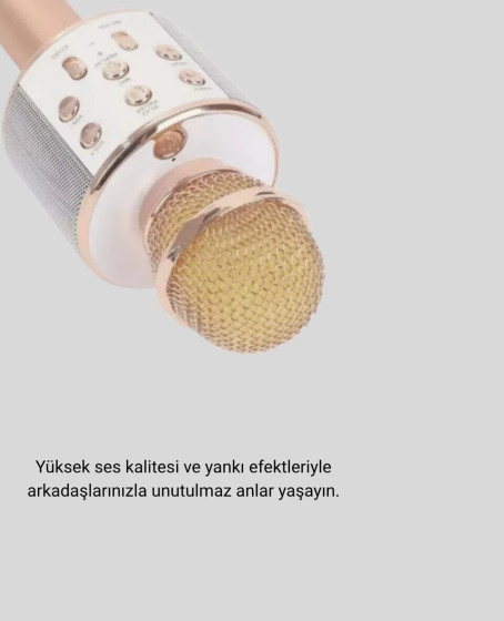 Bluetooth Karaoke Mikrofon Şarjlı Uzun Pil Ömürlü Çok Fonksiyonlu Bluetooth Karaoke Mikrofon Şarjlı Uzun Pil Ömürlü Çok Fonksiyonlu