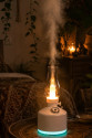 LED Işıklı Vintage Hava Nemlendirici Aromaterapi Difüzörü USB Şarjlı