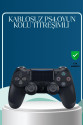 Kablosuz PS4 Oyun Kolu Çift Motor Titreşimli Uzun Bataryalı