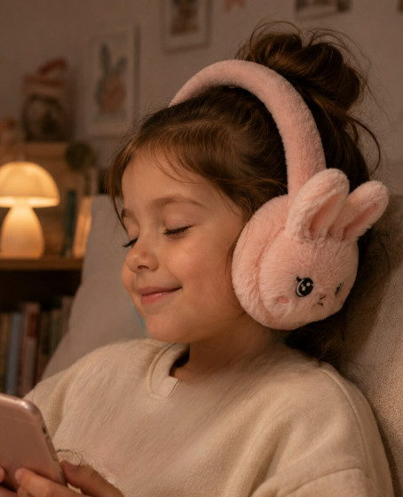 Bluetooth 5.3 Peluş Kulaklık TF Kart Destekli Kablosuz Kulaküstü Kulaklık Bluetooth 5.3 Peluş Kulaklık TF Kart Destekli Kablosuz Kulaküstü Kulaklık