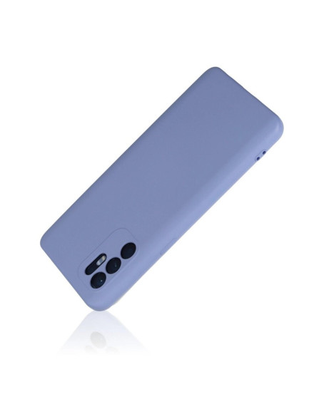 Oppo Reno 6 Kılıf Nano İçi Kadife Silikon - Lila