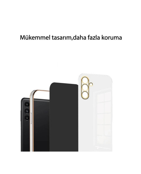 Samsung Galaxy A35 5g Kılıf Volet Silikon - Siyah