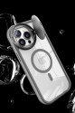 İphone 15 Pro Max Kılıf Teleskop Lens Magsafe Silikon Kapak - Derin Mor
