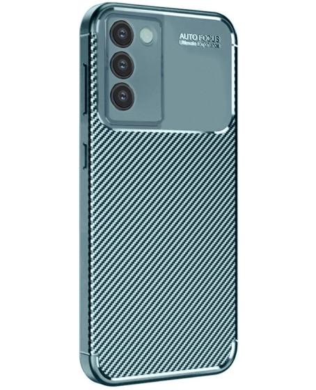 Vivo V30 Lite 4g Kılıf Auto Focus Karbon Kapak - Koyu Yeşil