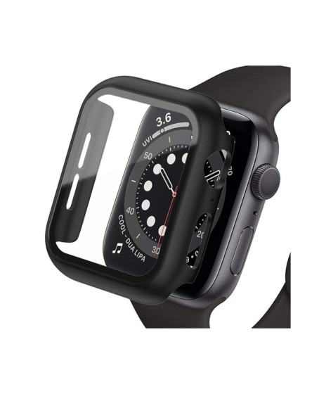 Apple Watch Ultra 49mm Camlı Kasa Ekran Koruyucu - Siyah Apple Watch Ultra 49mm Camlı Kasa Ekran Koruyucu - Siyah