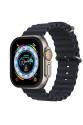 Apple Watch Ultra 49mm Alüminyum Kasa Cam Ekran Koruyucu - Siyah