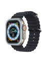 Apple Watch Ultra 49mm Alüminyum Kasa Cam Ekran Koruyucu - Mavi