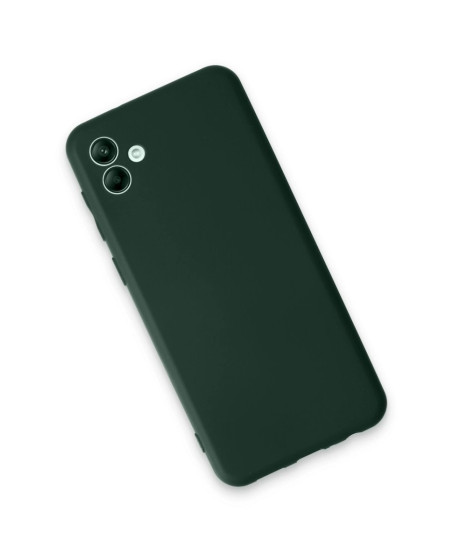 Samsung Galaxy A04e Kılıf First Silikon - Koyu Yeşil Samsung Galaxy A04e Kılıf First Silikon - Koyu Yeşil