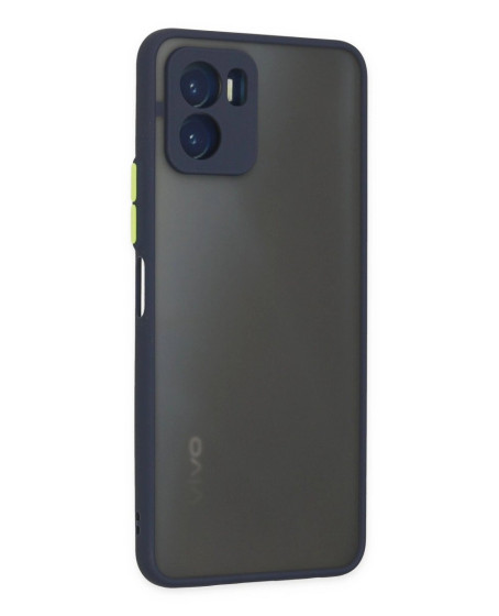 Vivo Y15s Kılıf Montreal Silikon Kapak - Lacivert