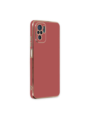 Xiaomi Redmi Note 10 Kılıf Volet Silikon - Kırmızı