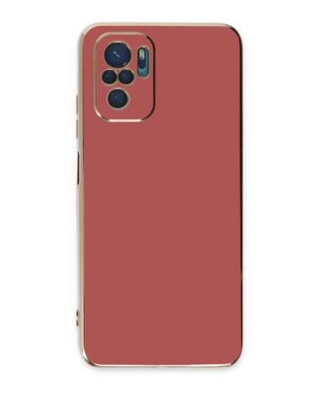 Xiaomi Redmi Note 10 Kılıf Volet Silikon - Kırmızı