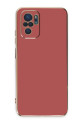 Xiaomi Redmi Note 10 Kılıf Volet Silikon - Kırmızı