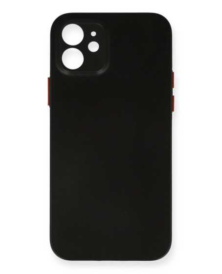 İphone 12 Kılıf Pp Ultra İnce Kapak - Siyah