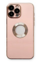 İphone 13 Pro Max Kılıf Store Silikon - Pembe