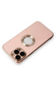 İphone 13 Pro Max Kılıf Store Silikon - Pembe