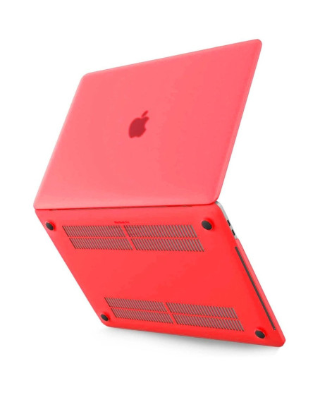 Macbook Pro 13 2020 Macbook Buzlu Kapak - Kırmızı Macbook Pro 13 2020 Macbook Buzlu Kapak - Kırmızı