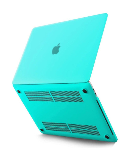 Macbook Pro 13 2020 Macbook Buzlu Kapak - Yeşil Macbook Pro 13 2020 Macbook Buzlu Kapak - Yeşil