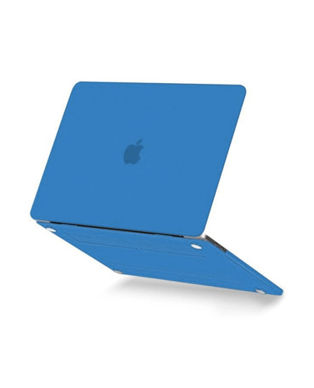 Macbook Pro 13 2020 Macbook Buzlu Kapak - Mavi Macbook Pro 13 2020 Macbook Buzlu Kapak - Mavi