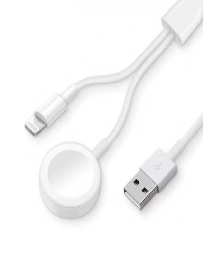 Ac08 2in1 Kablosuz Şarj Apple Watch 1/2/3/4/5/6/7/8/se