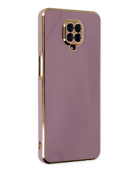 Xiaomi Redmi Note 9 Pro Kılıf Volet Silikon - Mor