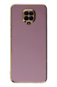 Xiaomi Redmi Note 9 Pro Kılıf Volet Silikon - Mor