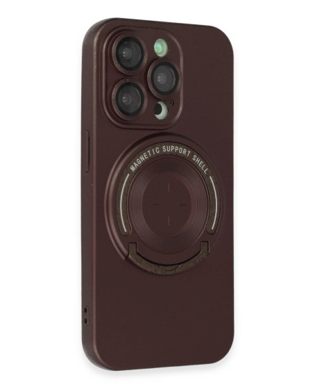 İphone 13 Pro Kılıf Lukka Magneticsafe Kapak - Kahverengi İphone 13 Pro Kılıf Lukka Magneticsafe Kapak - Kahverengi