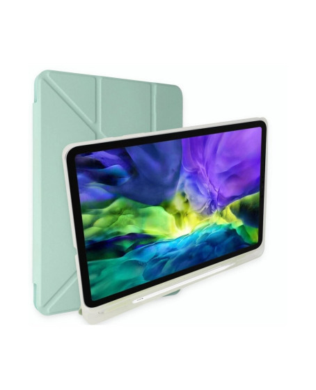 İpad 2022 10.9 (10.nesil) Kılıf Kalemlikli Mars Tablet Kılıfı - Açık Yeşil