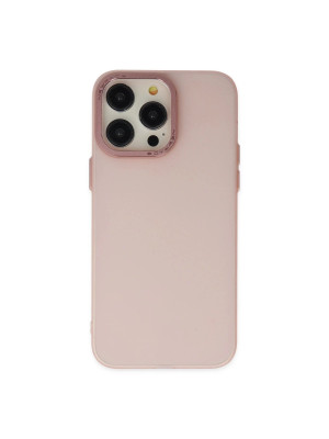 İphone 14 Pro Kılıf Modos Metal Kapak - Pembe