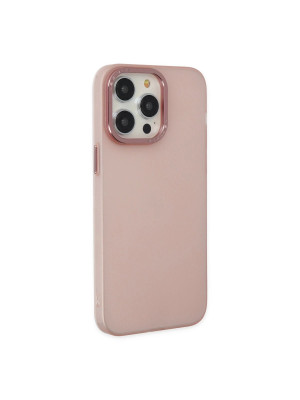 İphone 14 Pro Kılıf Modos Metal Kapak - Pembe İphone 14 Pro Kılıf Modos Metal Kapak - Pembe
