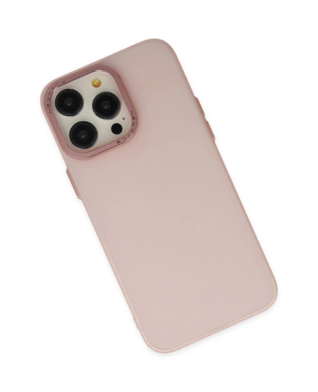 İphone 14 Pro Kılıf Modos Metal Kapak - Pembe