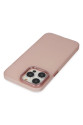 İphone 14 Pro Kılıf Modos Metal Kapak - Pembe