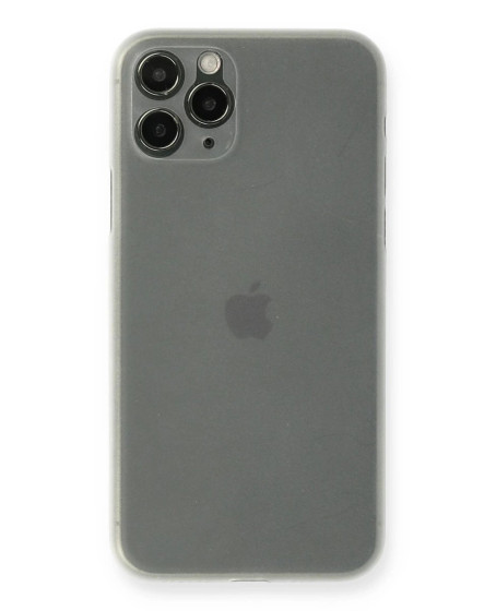 İphone 11 Pro Max Kılıf Pp Ultra İnce Kapak - Beyaz