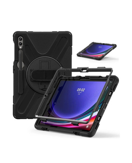 Samsung Galaxy X610 Tab S9 Fe Plus 12.4 Kılıf Amazing Tablet Kapak - Siyah Samsung Galaxy X610 Tab S9 Fe Plus 12.4 Kılıf Amazing Tablet Kapak - Siyah