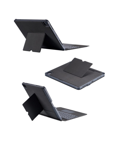 T5509d İpad Pro 12.9 (2022) Kılıf Palermo Ledli Klavyeli Standlı Tablet Kılıfı - Siyah T5509d İpad Pro 12.9 (2022) Kılıf Palermo Ledli Klavyeli Standlı Tablet Kılıfı - Siyah